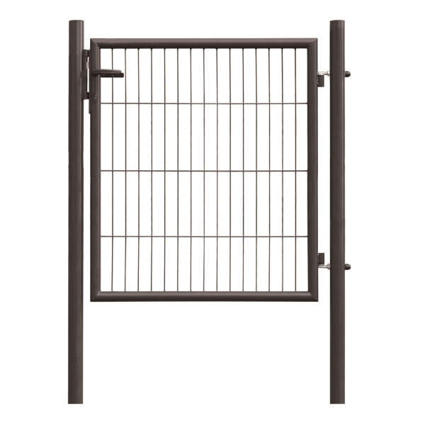 Elmar Jung Einzeltor Standard Höhe 100cm rund Pfosten anthrazit