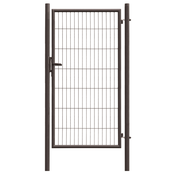 Elmar Jung Einzeltor Standard HxB 175x100cm runde Pfosten 60mm anthrazit