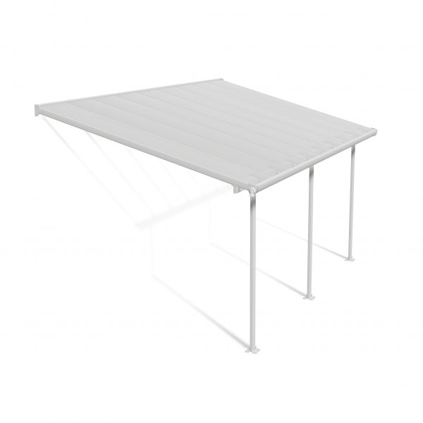 Palram-Canopia Terrassenüberdachung Feria 3x5 weiß TxB 295x546cm 8mm HKP