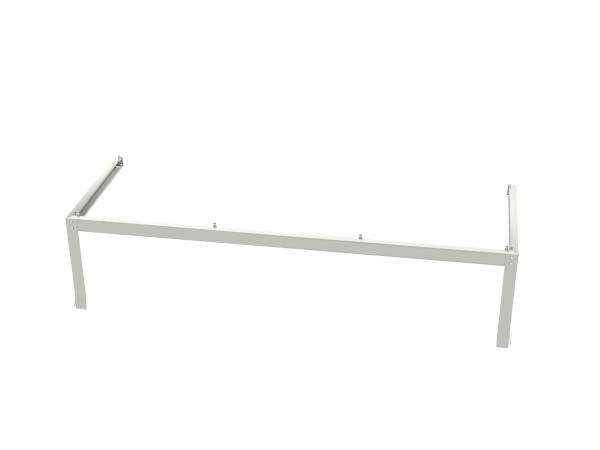 Vitavia Fundamentsrahmen für Ida 1300 LxBxH 192x65x6cm Stahlblech grau