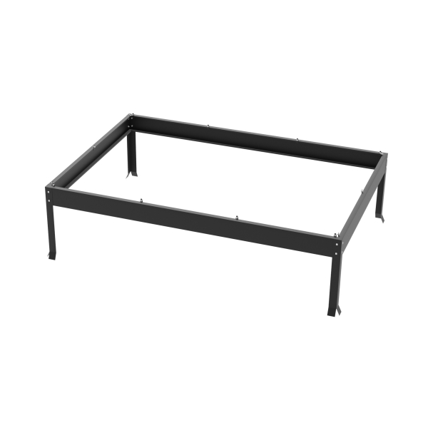 Vitavia Fundamentsrahmen für Modell 2500 LxBxH 130x192x12,5cm Stahlblech schwarz