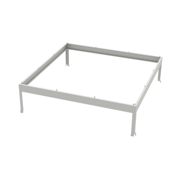 Vitavia Fundamentsrahmen für Modell 3800 LxBxH 192x192x12,5cm Stahlblech grau