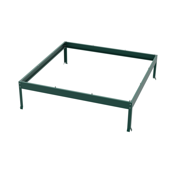 Vitavia Fundamentsrahmen für Modell 3800 LxBxH 192x192x12,5cm Stahlblech smaragd