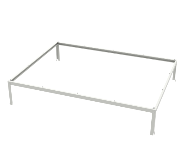 Vitavia Fundamentsrahmen für Orion 5000 LxBxH 254x192x6cm Stahlblech grau