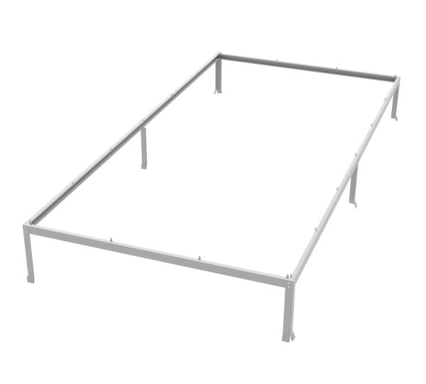 Vitavia Fundamentsrahmen für Modell Comet 7500 LxBxH 379x192x6cm Stahlblech grau