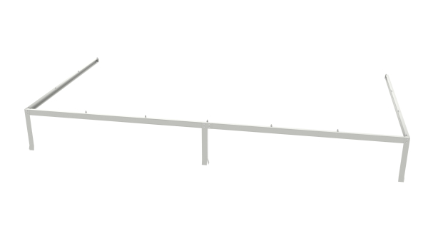 Vitavia Fundamentsrahmen für Ida Osiris 7800 LxBxH 379x190x6cm Stahlblech grau