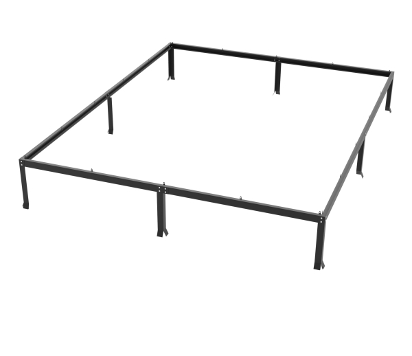 Vitavia Fundamentsrahmen für Modell 8300 LxBxH 317x254x6cm Stahlblech schwarz