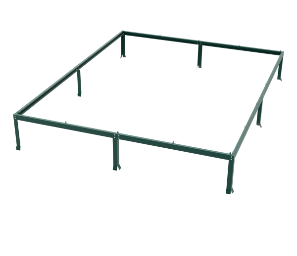 Vitavia Fundamentsrahmen für Modell 8300 LxBxH 317x254x6cm Stahlblech smaragd