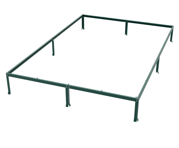 Vitavia Fundamentsrahmen für Modell 9900 LxBxH 379x254x6cm Stahlblech smaragd