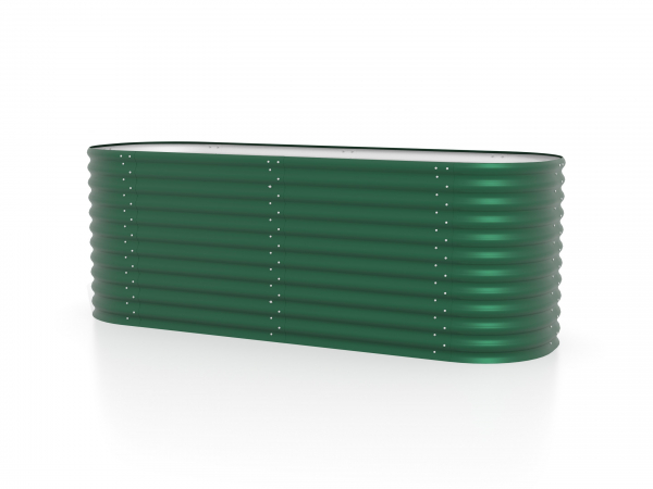 SET Vitavia Hochbeet Vita 858 Basic + Erweiterung 82x242cm Höhe 86cm seegras