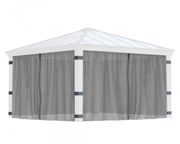 Palram-Canopia Moskitonetze Seitenteile für Pavillon Dallas 4.3x4.3