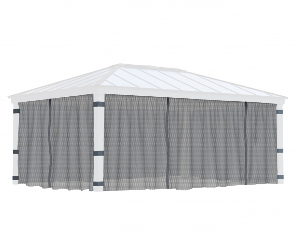Palram-Canopia Moskitonetze Seitenteile für Pavillon Dallas 4.3x6