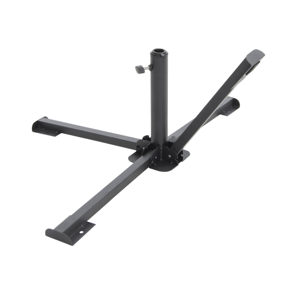 Doppler Klappständer für Platten 40x40cm, Mastdurchmesser 25-32 mm für Schirme bis Ø 300 cm