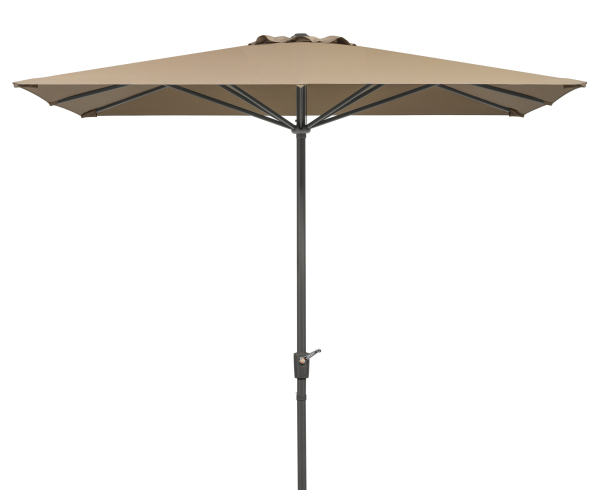 Schneider Alu/Stahl Kurbelschirm Korsika 270x270cm Stock 48mm Weboptik Natur
