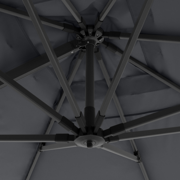 Doppler Multifunktionaler Pendelschirm LIFE 300x400 Side Anthrazit inkl.Ständer