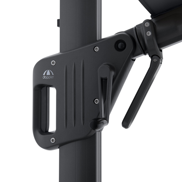 Doppler Multifunktionaler Pendelschirm LIFE 300x400 Side Anthrazit inkl.Ständer