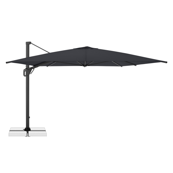 Doppler Multifunktionaler Pendelschirm LIFE 300x400 Side Anthrazit inkl.Ständer