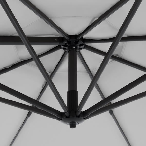 Doppler Multifunktionaler Pendelschirm LIFE 310cm Side Hellgrau inkl.Ständer