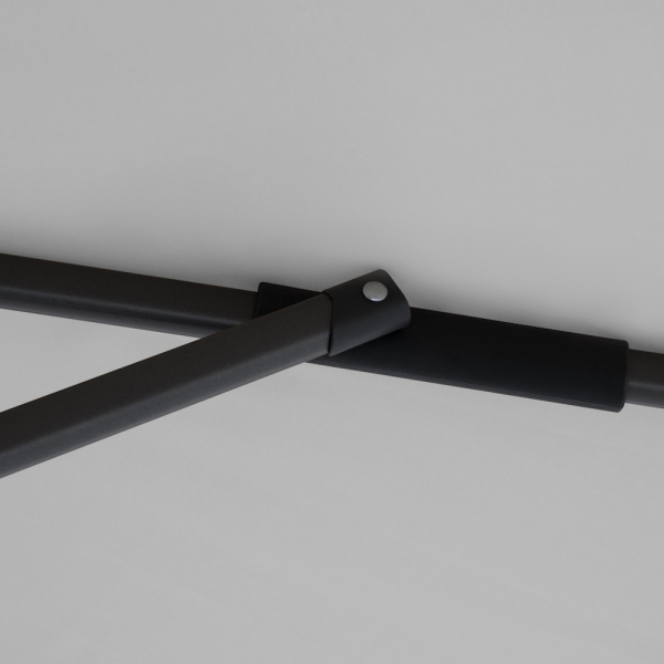 Doppler Multifunktionaler Pendelschirm LIFE 310cm Side Hellgrau inkl.Ständer