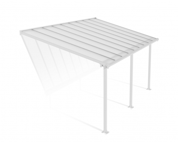 Palram-Canopia Terrassenüberdachung Olympia 3x5 weiß 295x546cm 16mm HKP