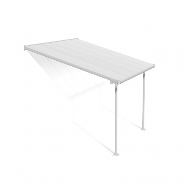 Palram-Canopia Terrassenüberdachung Feria 3x3 weiß TxB 295x305cm 8mm HKP