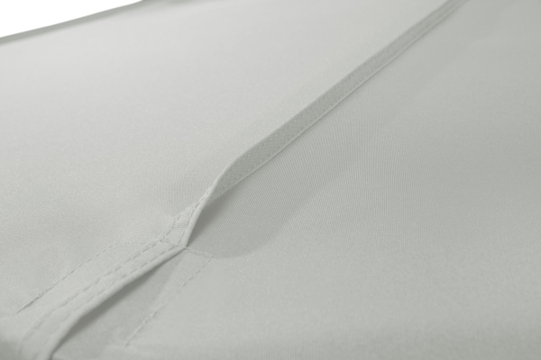 Schneider Marktschirm Quadro 300x300cm Seilzug Stock 55mm wasserfest hellgrau