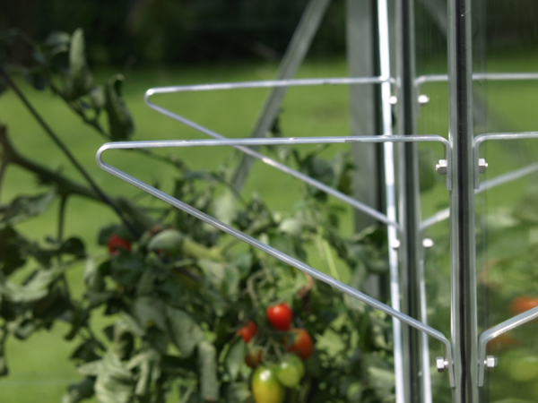 Vitavia Regalträger = 2 Stück, Tiefe 25cm, Aluminium eloxiert