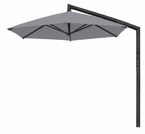 May Ampelschirm Rialto RG Grundmodell 1-er 300cm 3m rund Kurbel TexPoly
