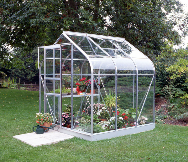 Vitavia Gewächshaus Orion 3800 ESG Glas BxTxH 202x195x231cm 3,8m² Alu eloxiert