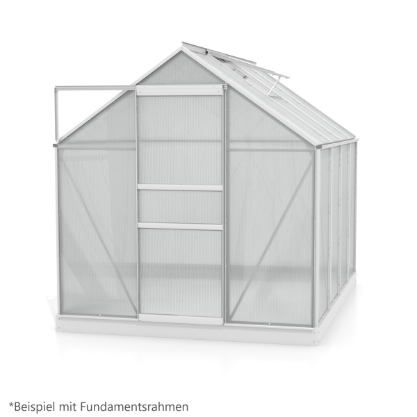 Vitavia Gewächshaus Venus 5000 BxTxH 195x257x197cm 5m² 4mm HKP Alu eloxiert