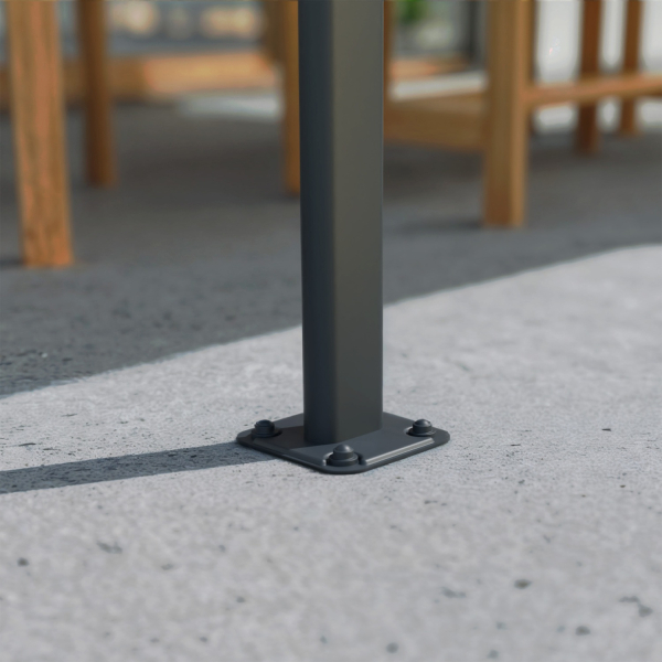 Palram-Canopia Terrassenüberdachung Sierra Cabrio 3x10.4 (295x1044cm) Alu Grau