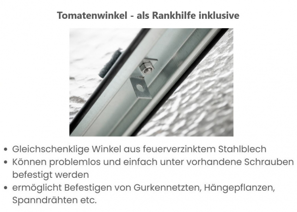 Vario Stahl Gewächshaus Maxi 4,5 Nörpelglas 4mm BxL 426x452cm 19m² grün