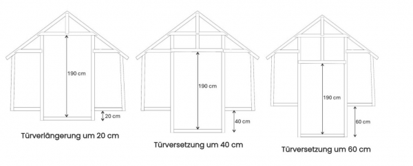 Vario Stahl Gewächshaus Junior 3  BxTxH 249x306x213cm 7,5m² verzinkt