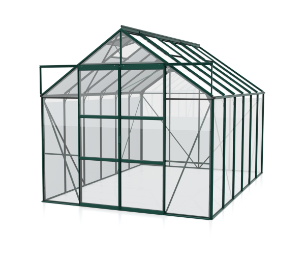 Vitavia Gewächshaus Uranus 9900 BxTxH 257x383x248cm ESG Glas 9,9m² Alu smaragd