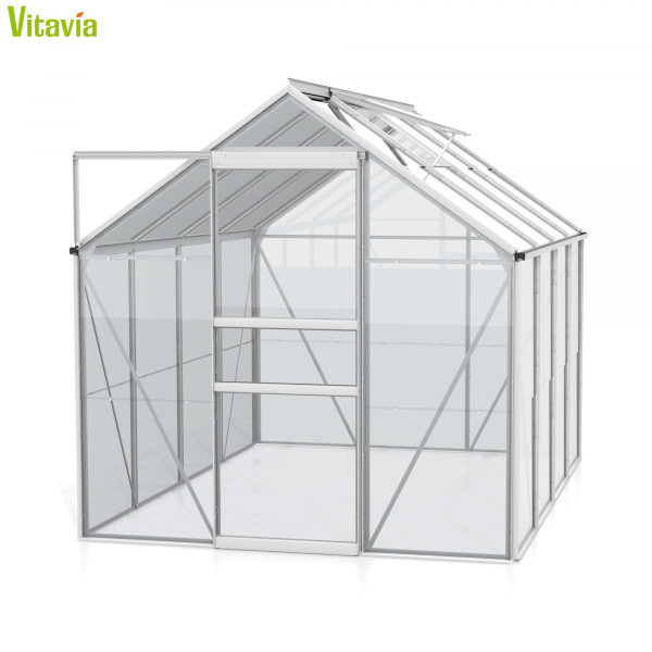 Vitavia Gewächshaus Venus 5000 BxTxH 195x257x197cm 5m² ESG Glas Alu eloxiert