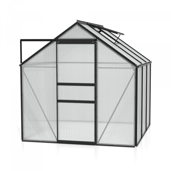 Vitavia Gewächshaus Venus 5000 BxTxH 195x257x197cm 5m² 4mm HKP Alu schwarz