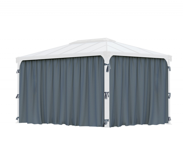 Palram-Canopia Vorhänge Set für Pavillon Martinique 4300 / 3x4 / 10x14