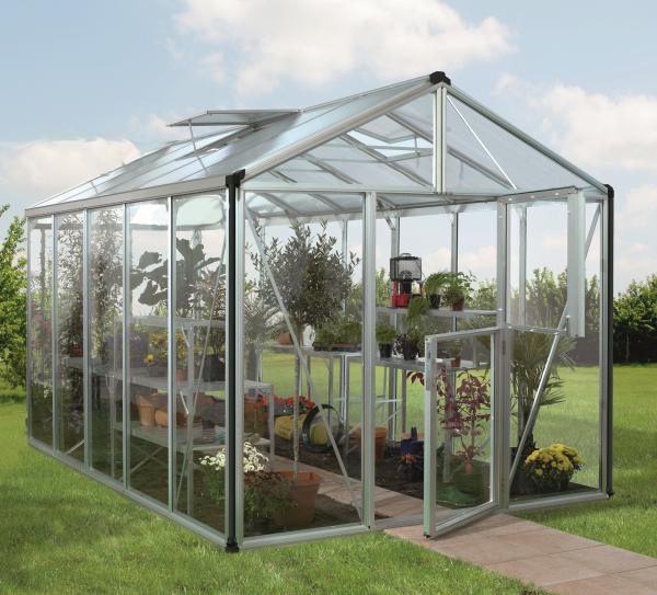 Vitavia Premium Gewächshaus Zeus 10000 BxT 258x391cm Glas ESG/HKP Alu eloxiert