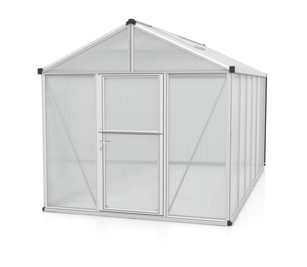 Vitavia Premium Gewächshaus Zeus 11900 BxT 258x465 16mm HKP 11,9m² Alu eloxiert