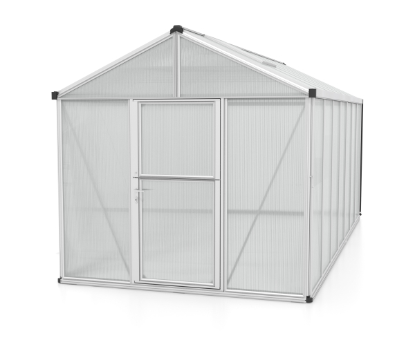 Vitavia Premium Gewächshaus Zeus 13800 BxT 258x540 16mm HKP 13,8m² Alu eloxiert