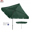 Doppler Sonnenschirm Sunline Waterproof 260x150cm Balkon Knicker PES Dunkelgrün