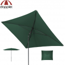 Doppler Sonnenschirm Sunline Waterproof 230x190cm Balkon Knicker PES Dunkelgrün