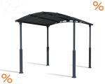 Palram-Canopia Alu Carport Arcadia ALPIN 4300 grau Polycarbonat BxT 359x435cm