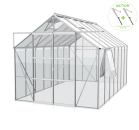 AKTION Vitavia Gewächshaus Jupiter 11500 257x445 ESG Glas Alu eloxiert + 2 Dachlüfter gratis