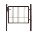 Elmar Jung Einzeltor Standard HxB 75x100cm runde Pfosten 60mm anthrazit