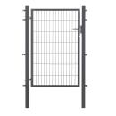 Elmar Jung Einzeltor Excellent HxB 140x100cm eckige Pfosten 60/60 anthrazit