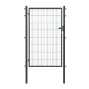 Elmar Jung Einzeltor Premium HxB 160x120cm eckige Pfosten 60/60 anthrazit