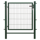 Elmar Jung Einzeltor Simple HxB 100x100cm eckige Pfosten 60/60 moosgrün - vormontiert