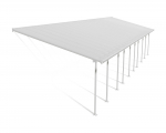 Palram-Canopia Terrassenüberdachung Feria 4x14.5 weiss 386x1457cm 8mm HKP