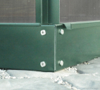 Vitavia Fundamentsrahmen für Modell 2500 LxBxH 130x192x12,5cm Stahlblech smaragd